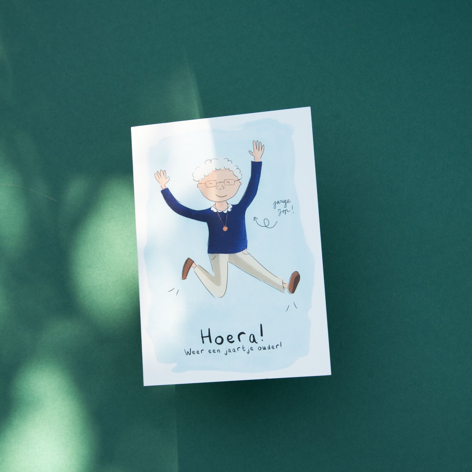 Wenskaart - weer een jaartje ouder