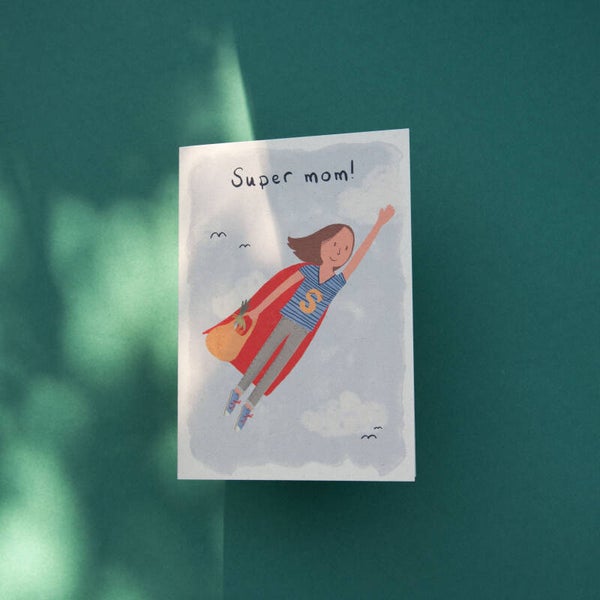 Wenskaart - Supermom!
