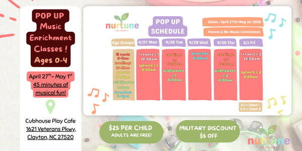 Seedlings 10-18 Mo Class (Pop Up Class)