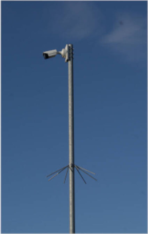 Kantelbare Prefab Cameramast (KPC-4)