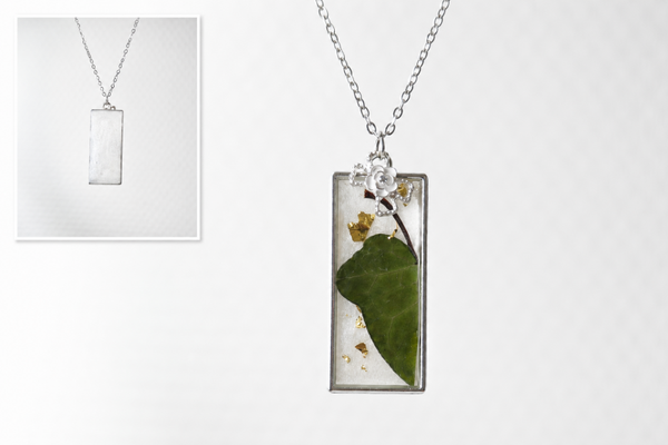 Collier Feuille d'Éternité