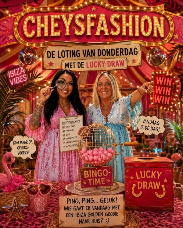 DONDERDAG LOTING 19:00 KIES JE NUMMER!