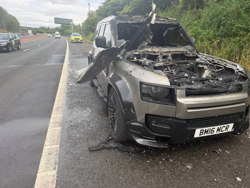 Burnt Out Fire Damaged Car Recovery Bathgate