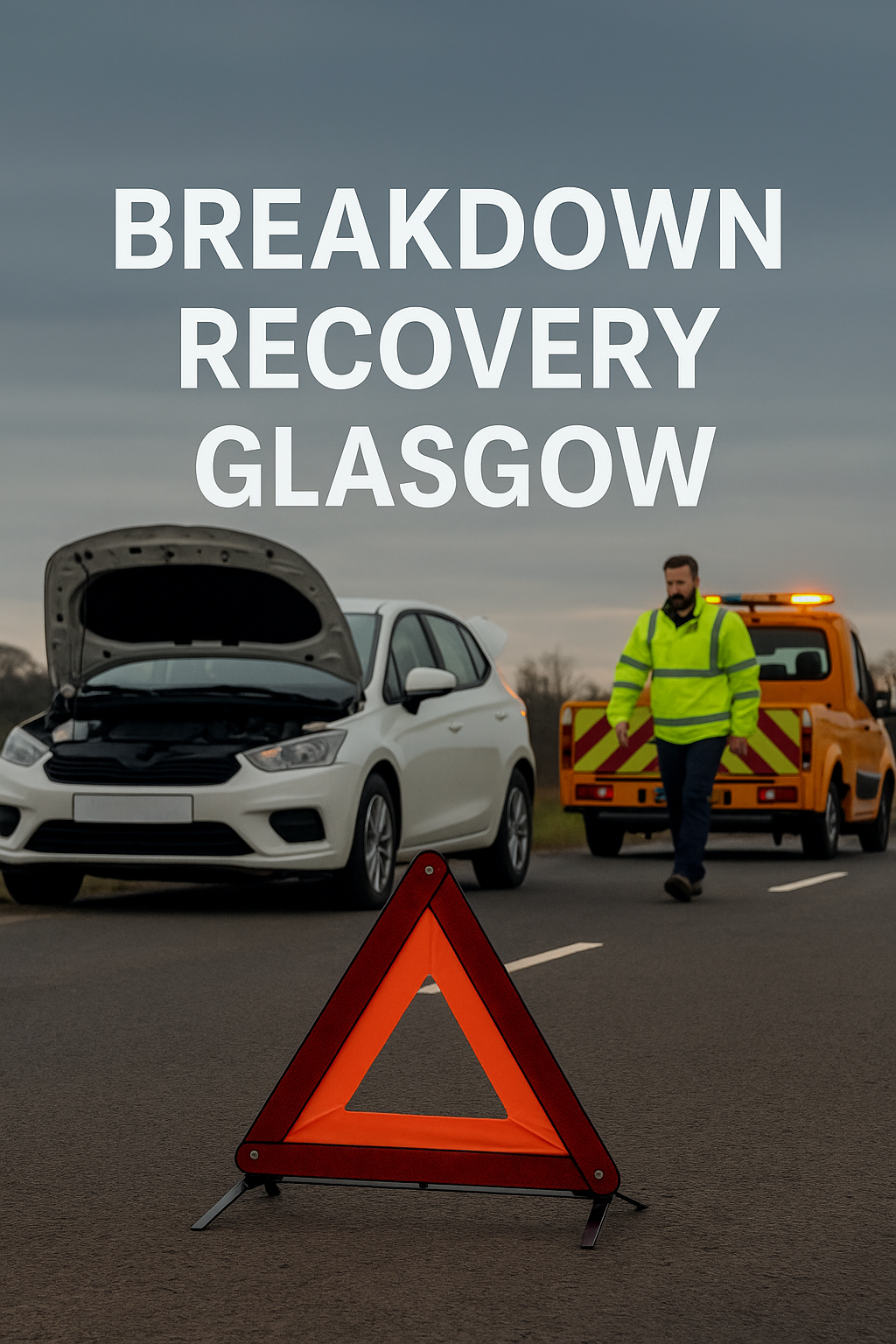 Car recovery in Glasgow 24/7 fast & affordable