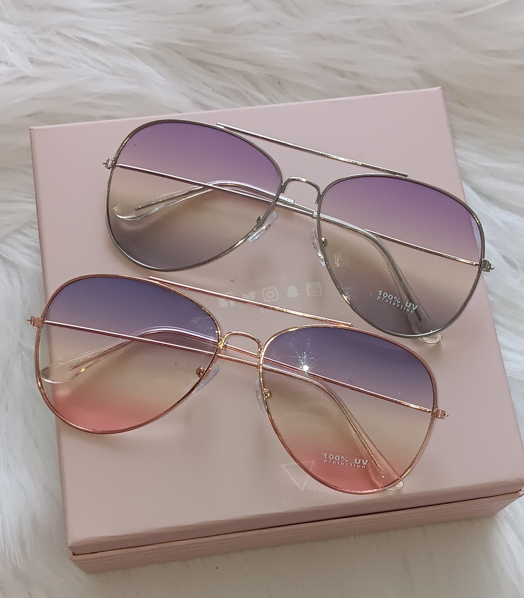 Gradient Aviator Sunglasses