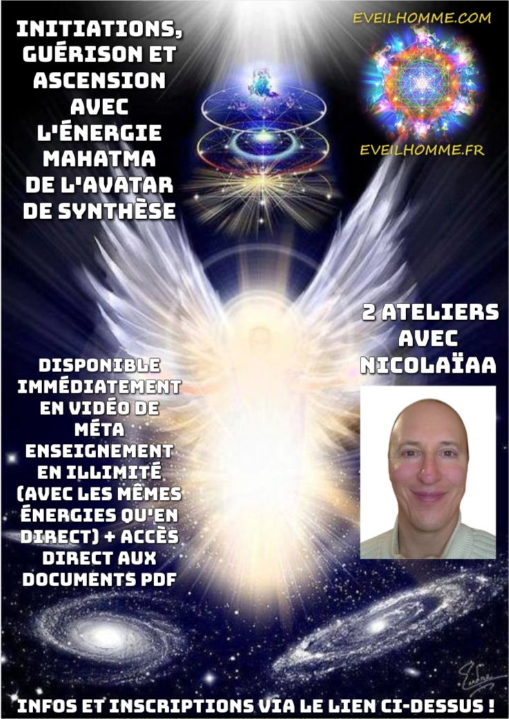 Initiations, Guérison et Ascension Avec l'Énergie MAHATMA (Buddha, Christ, Mère Divine...)