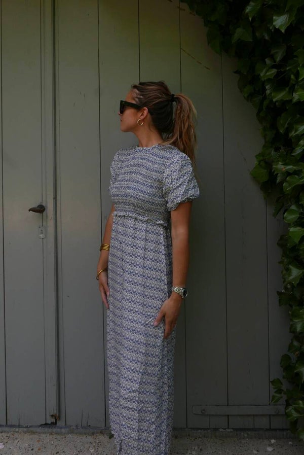 Robe Flore bleu