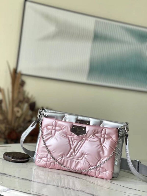 23SS LV MAXI MULTI POCHETTE SHOULDER BAG SIZE-29*16*9.5CM