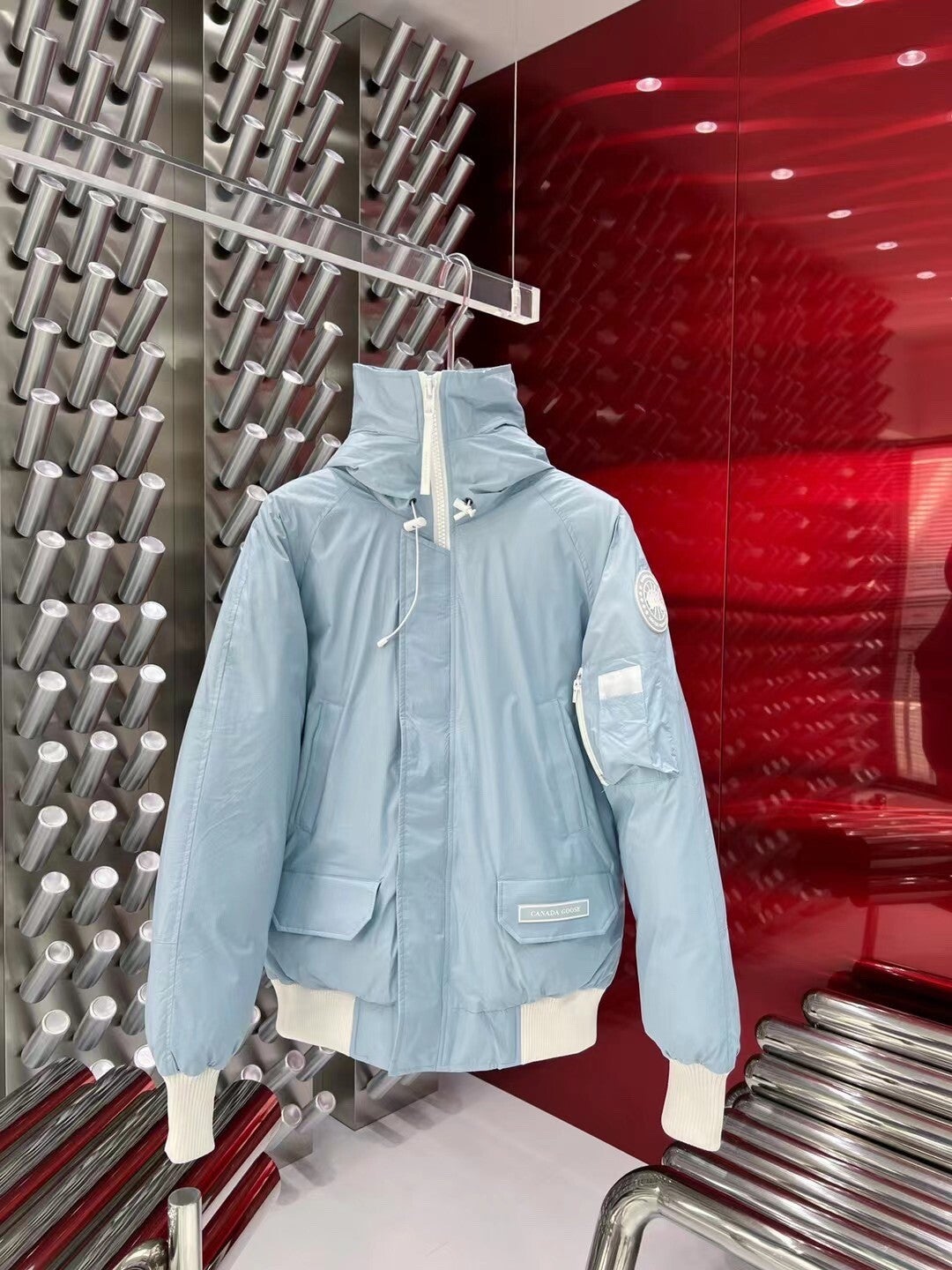 C//NADA goose NBA x Rhude co-branded down jacket for Women