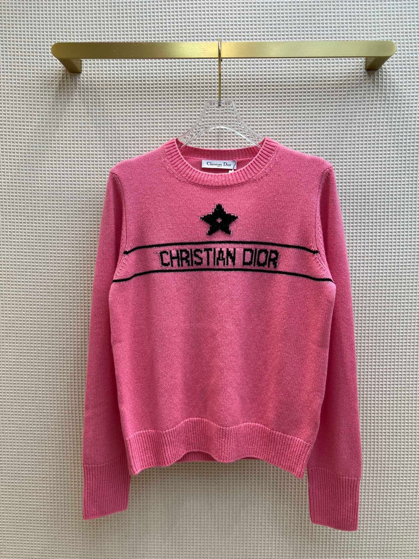 D Home 22 Early Autumn New Product Five-pointed Star Letter Knitted Sweater