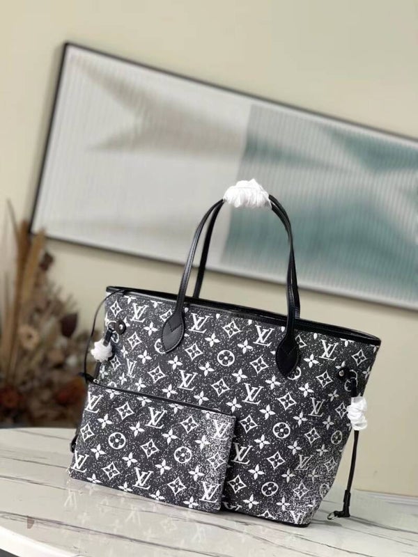 23SS LV NEVERFULL SHOULDER BAG SIZE-31*28*14CM