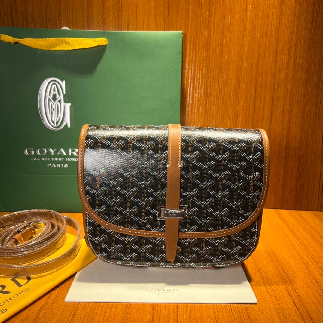 GOYARD BELVEDERE SIZE: 22*15*6.5 CM