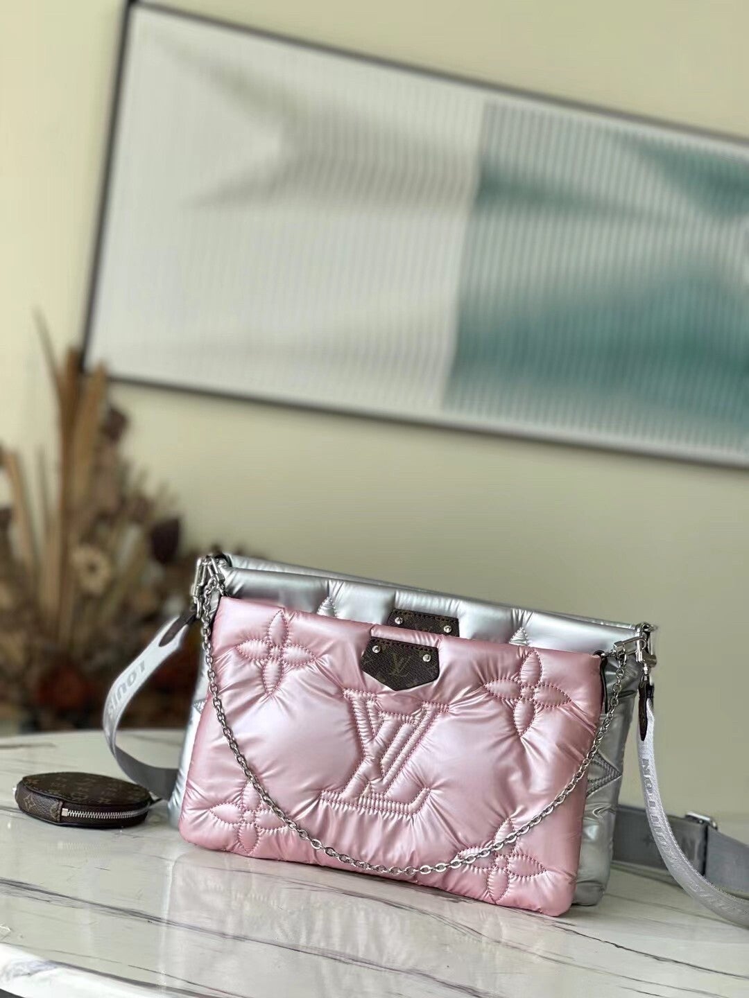 23SS LV MAXI MULTI POCHETTE SHOULDER BAG SIZE-29*16*9.5CM