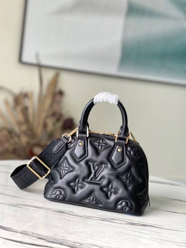 Embossed logo bag