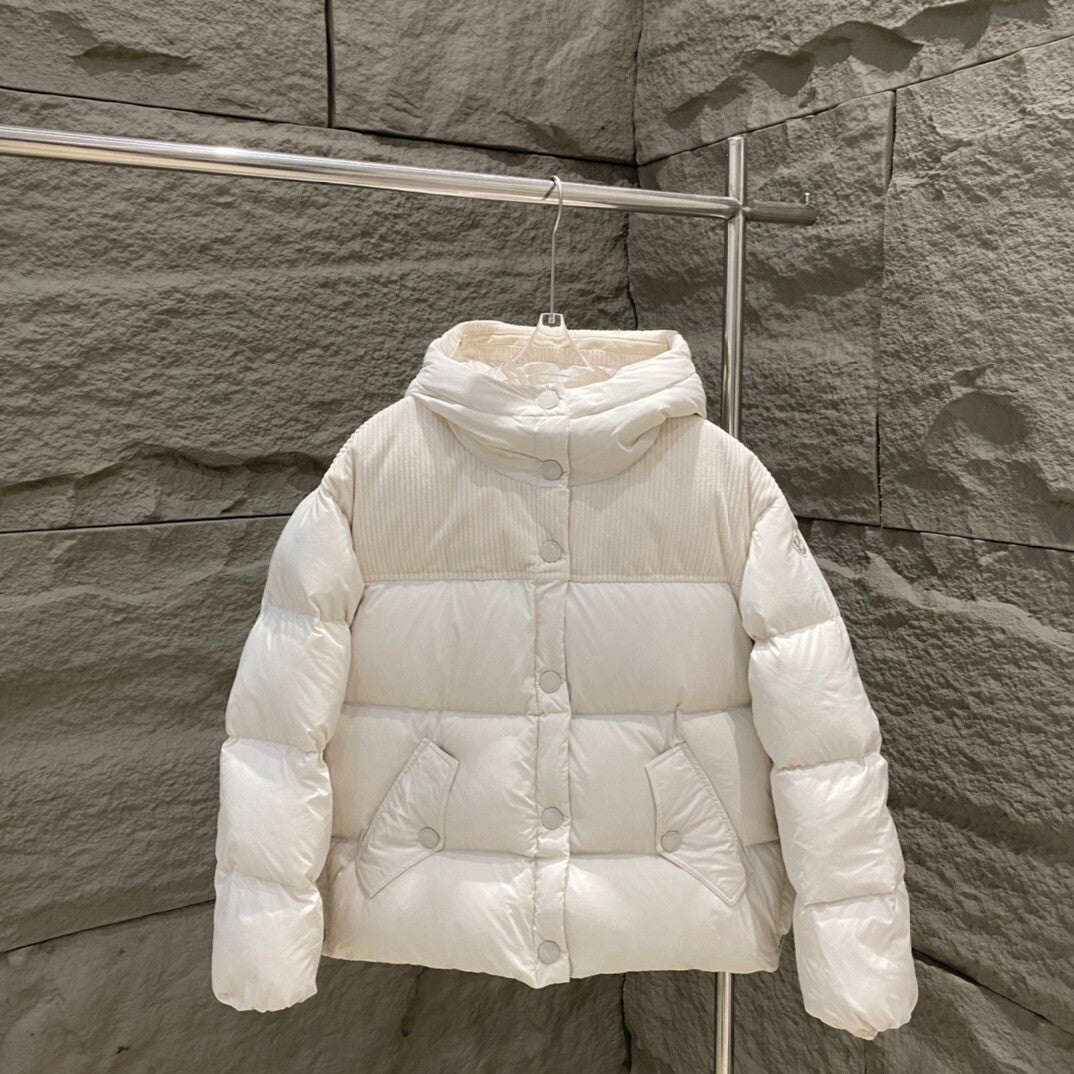 Moncler jaseur2023 new corduroy stitched down jacket