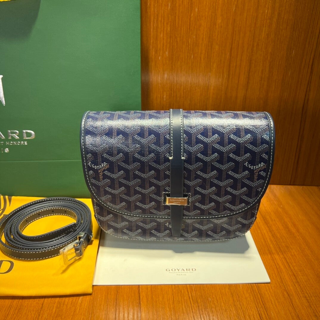 GOYARD BELVEDERE SIZE: 22*15*6.5 CM