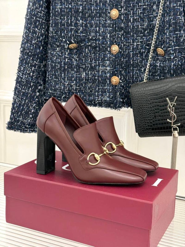 Gucci Horsebit Women's Block-Heel Pumps