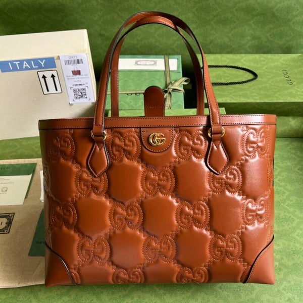 23ss Ophidia GG Matelassé medium tote size-38*28*14cm