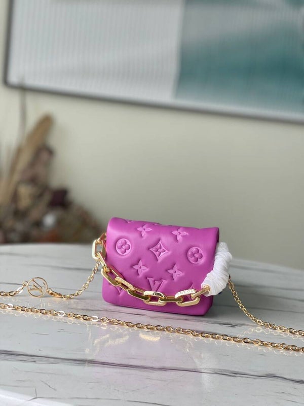Monogram embossed bag