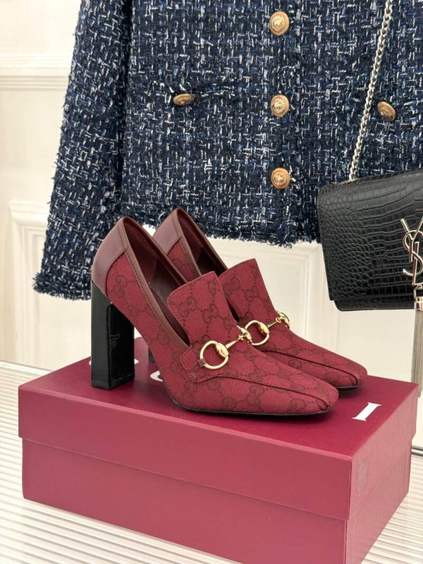 Gucci Horsebit Women's Block-Heel Pumps