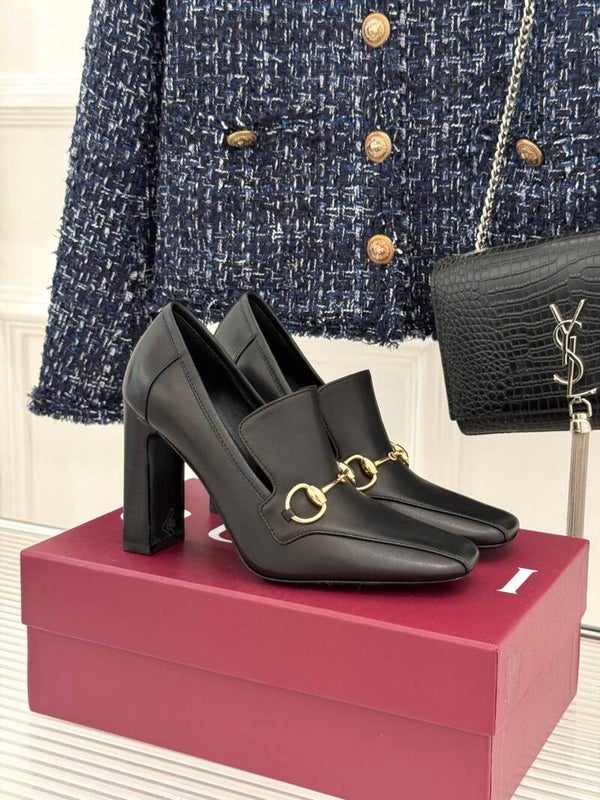 Gucci Horsebit Women's Block-Heel Pumps