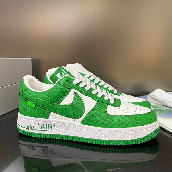 23SS LOUIS VUITTON X NIKE AIR FORCE 1 GREEN