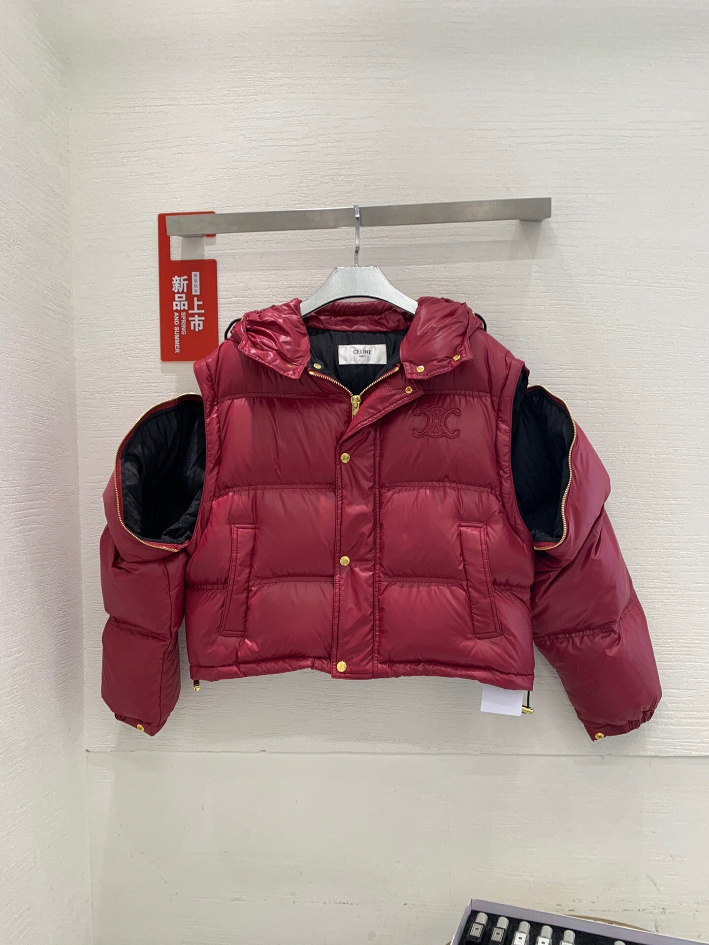 Celine detachable down jacket