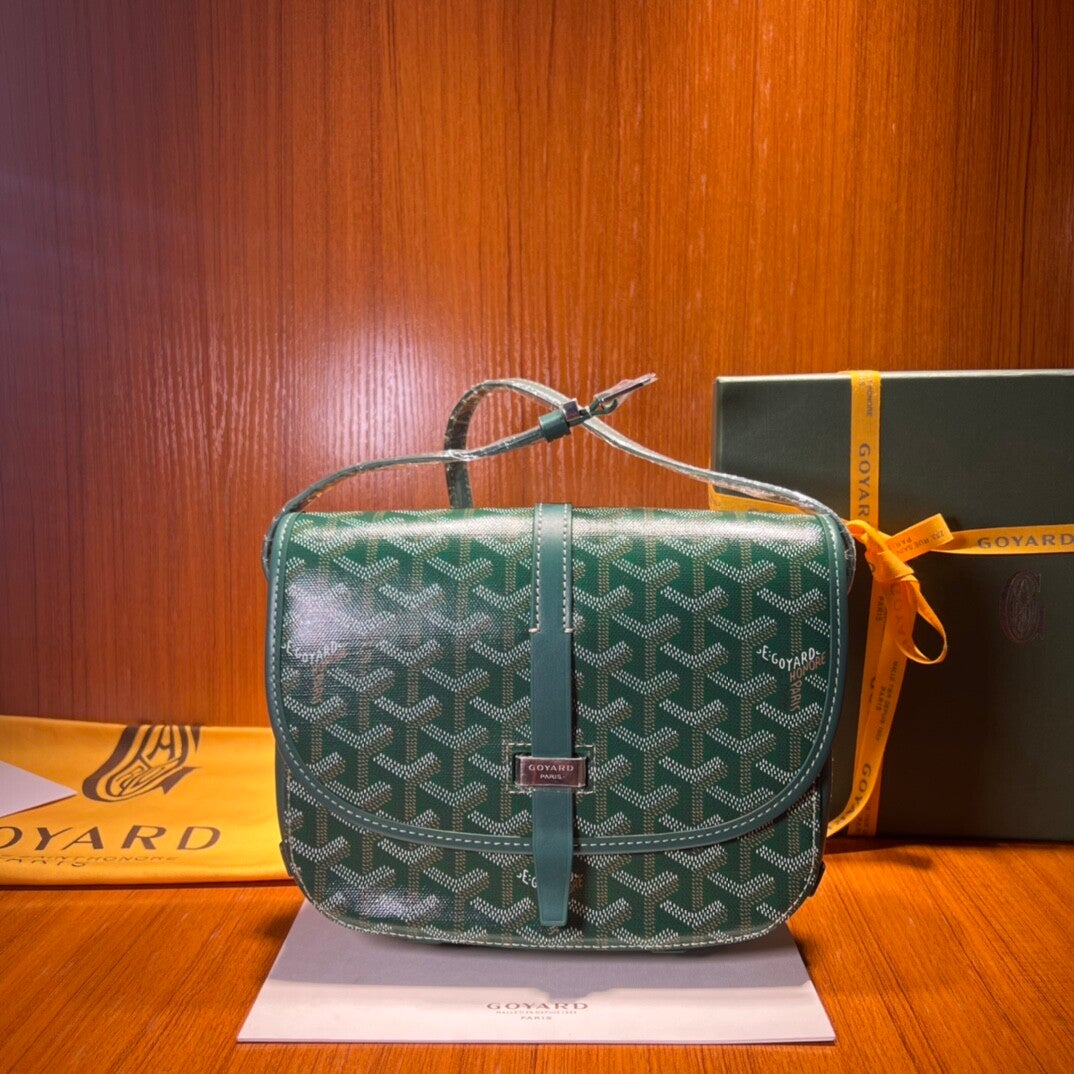 GOYARD BELVEDERE SIZE: 22*15*6.5 CM