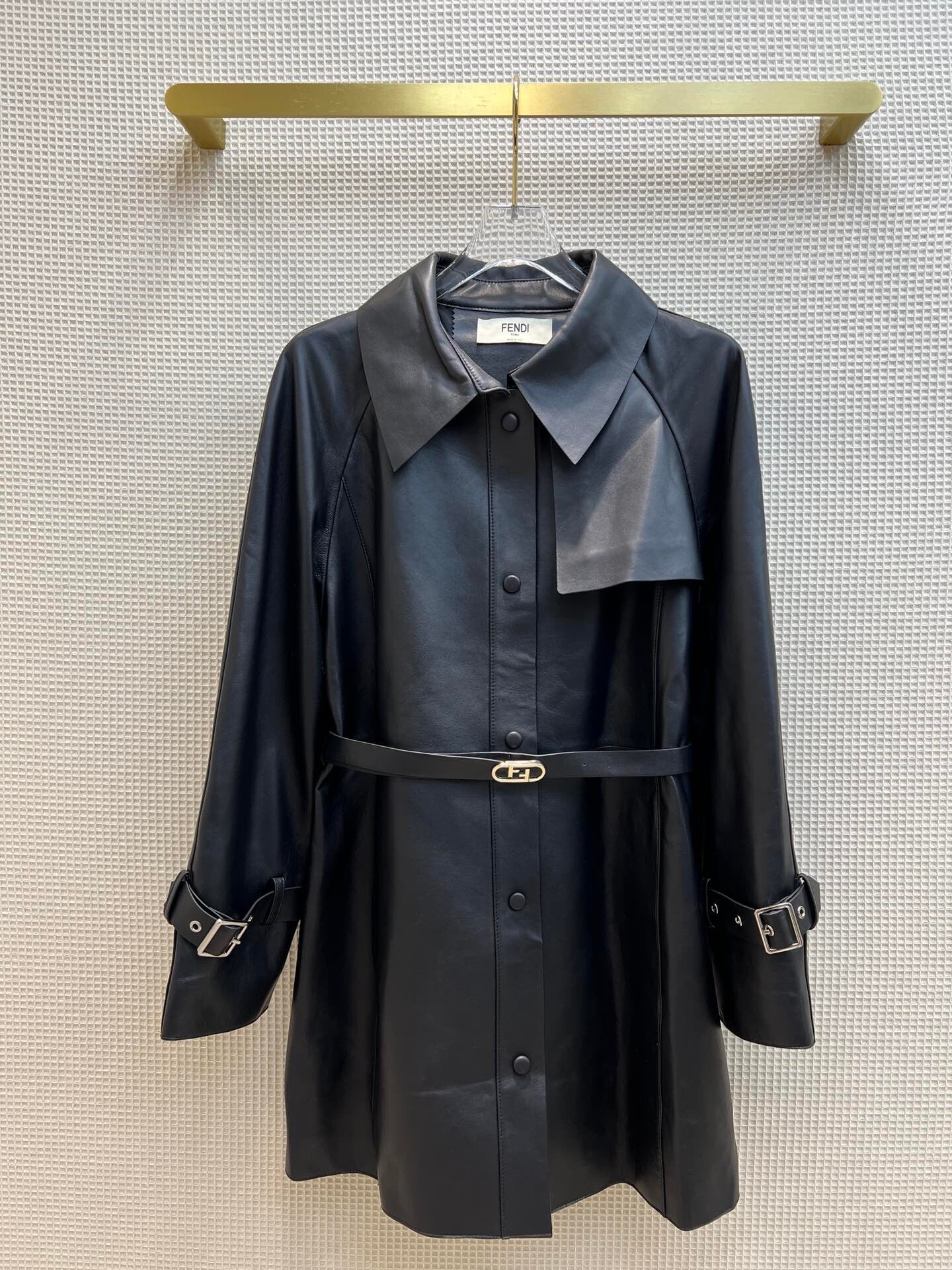 FD leather jacket is customized with 100% lambskin