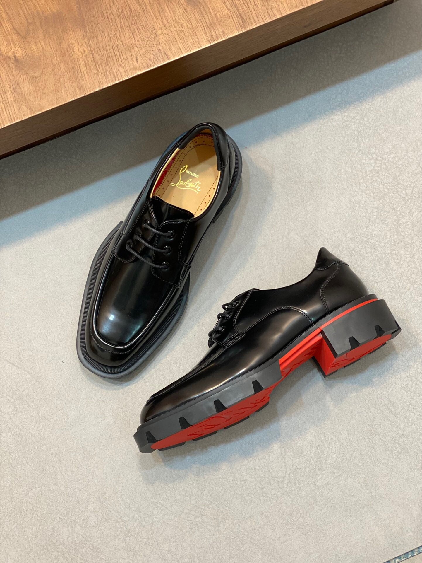 Christian Louboutin men's Derby shoes