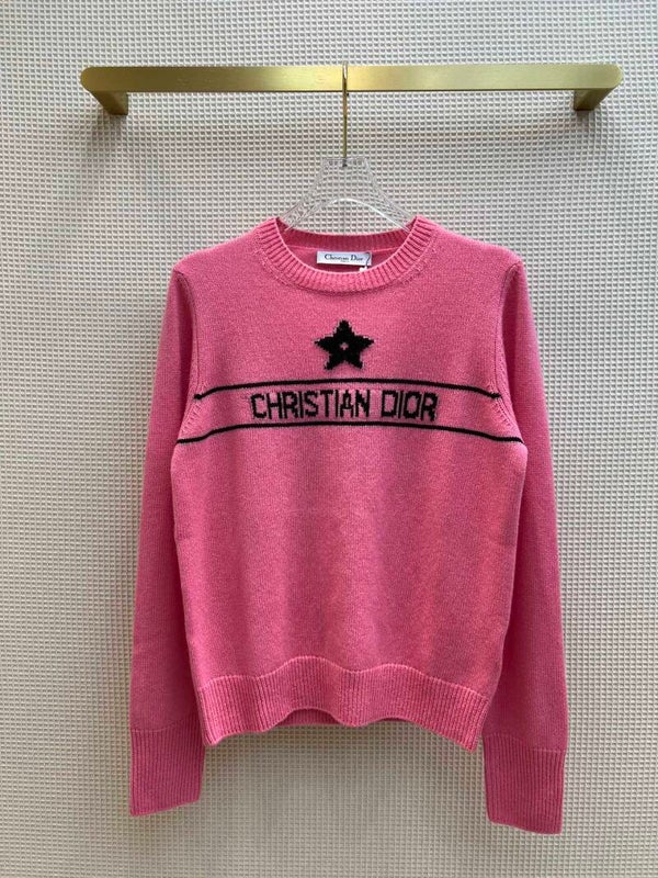 D Home 22 Early Autumn New Product Five-pointed Star Letter Knitted Sweater