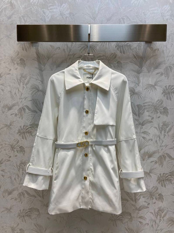 FD 22 Autumn and Winter Shirt Belt Jacket Windbreaker