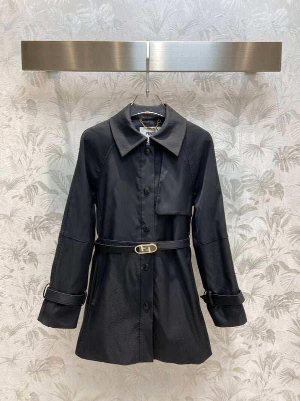 FD 22 Autumn and Winter Shirt Belt Jacket Windbreaker