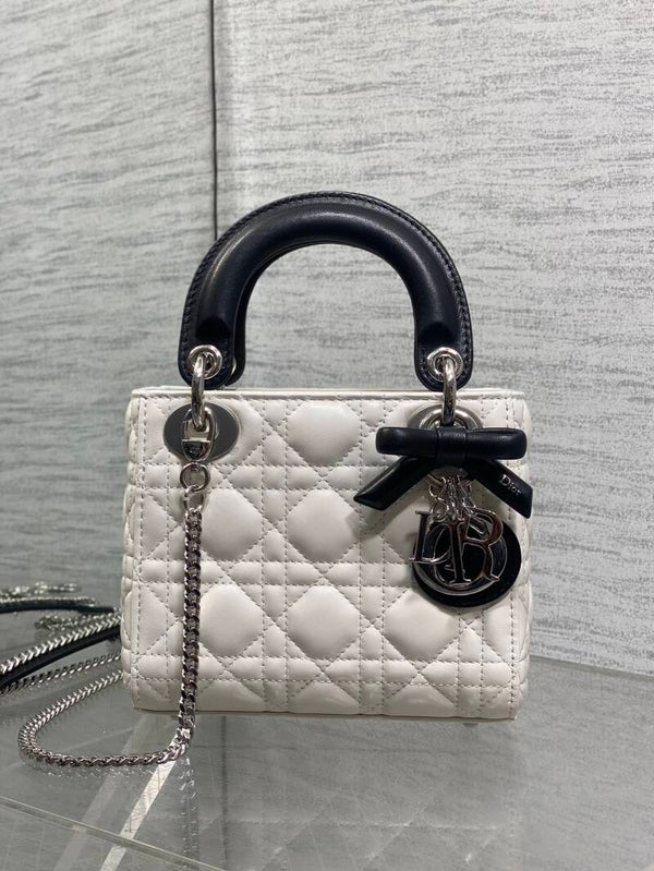 Lady Dior three-compartment mini bag