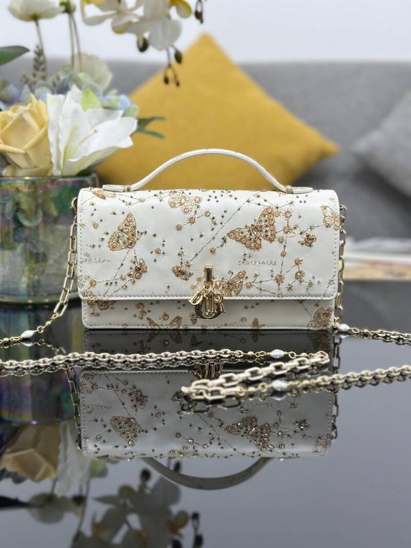 Miss Dior embroidered beaded handbag