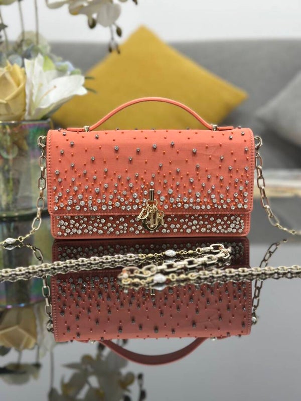 Miss Dior embroidered beaded handbag