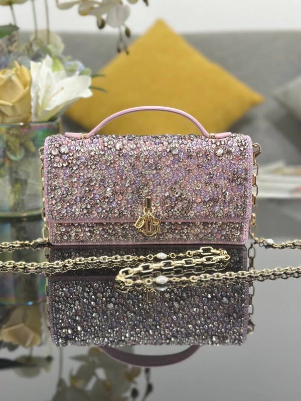 Miss Dior embroidered beaded handbag