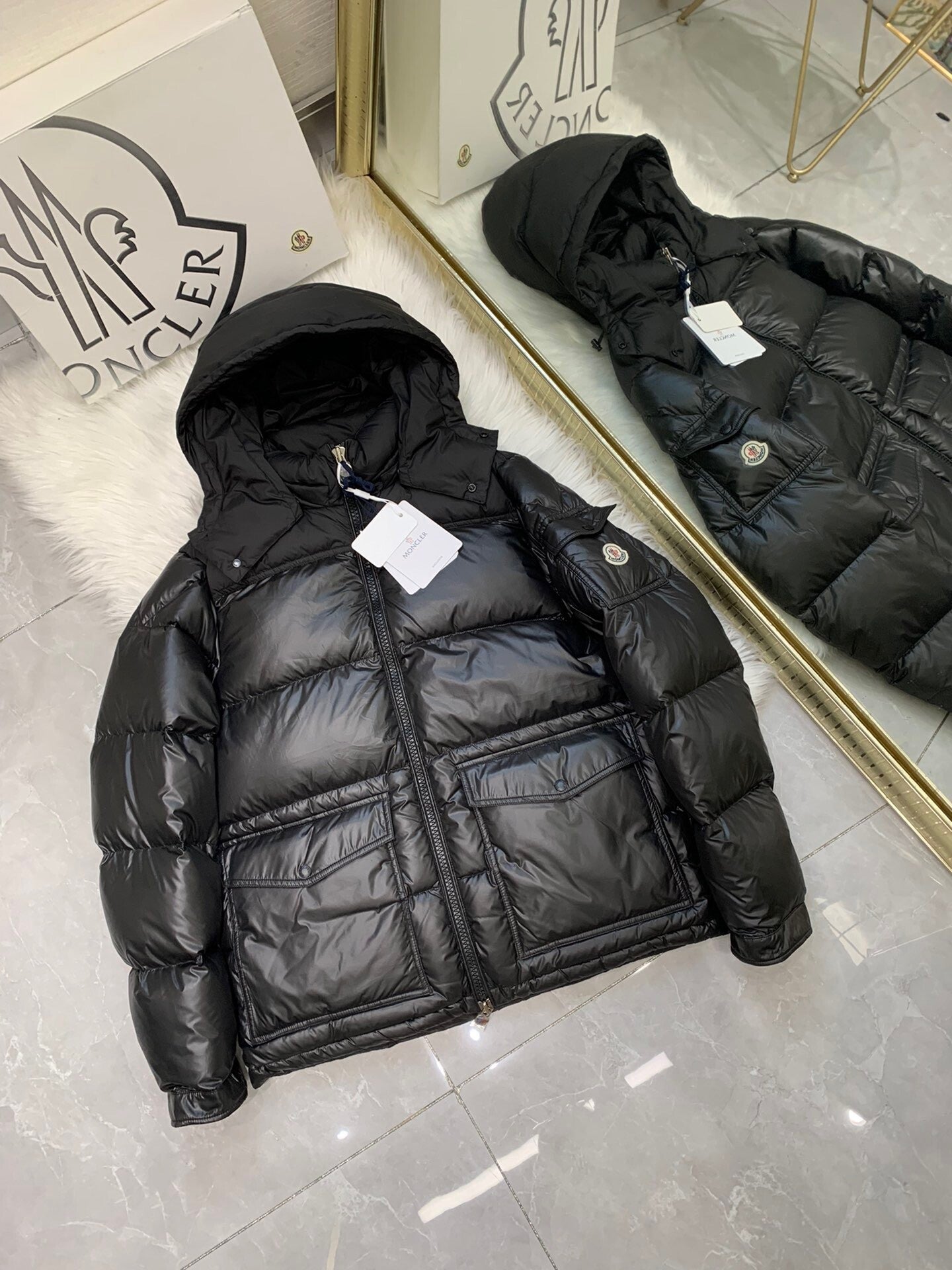 Monc1er favor short down jackets