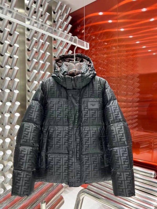 F//NDI 2023 Autumn and Winter New Style Double-sided Down Jacket
