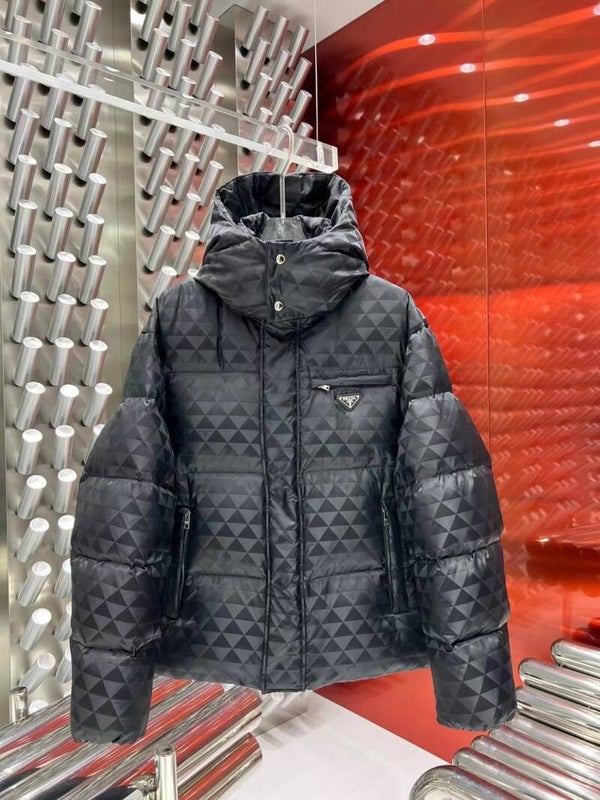 P//ada 2023 Autumn and Winter New Style Down Jacket