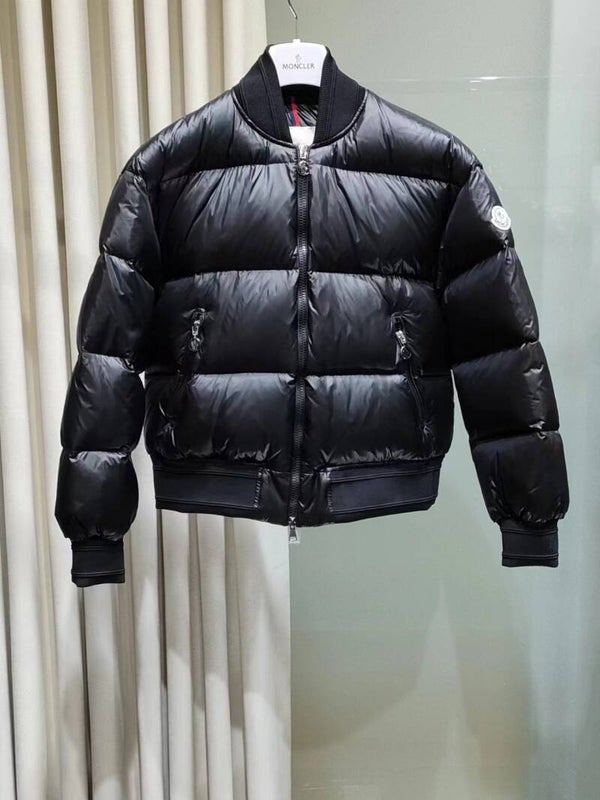 Mon Women’s Merlat quilted soft shell fabric down bomber jacket