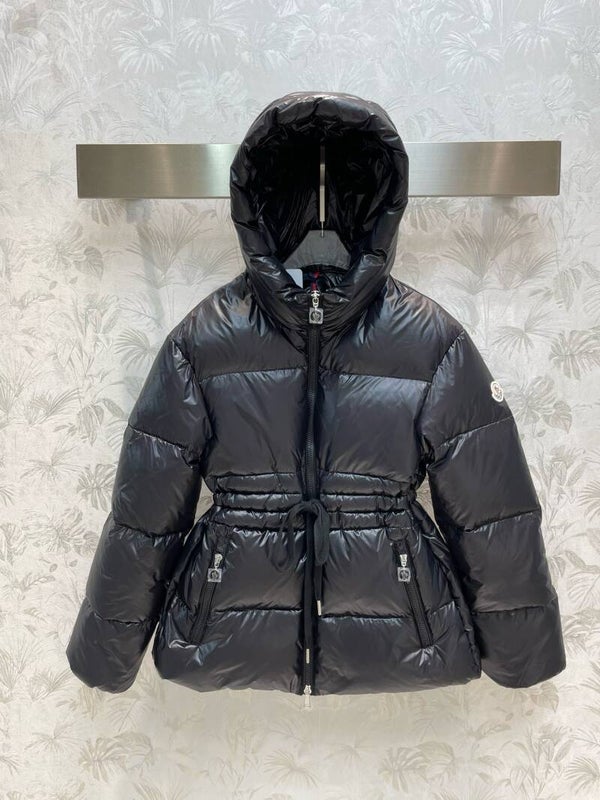 Moncle* 23 new style hooded drawstring waist down jacket