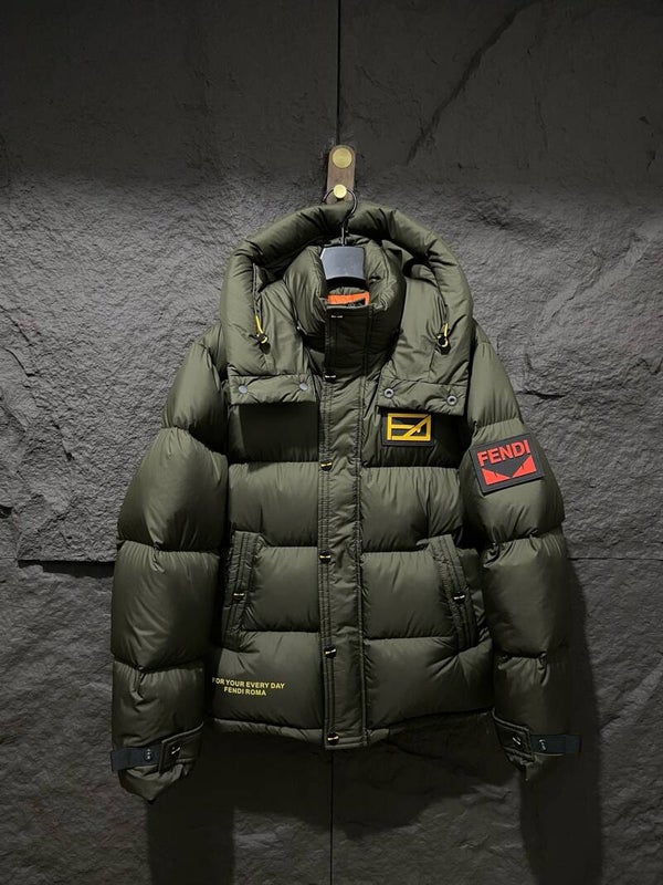 F//NDI 23 new top version little monster badge down jacket