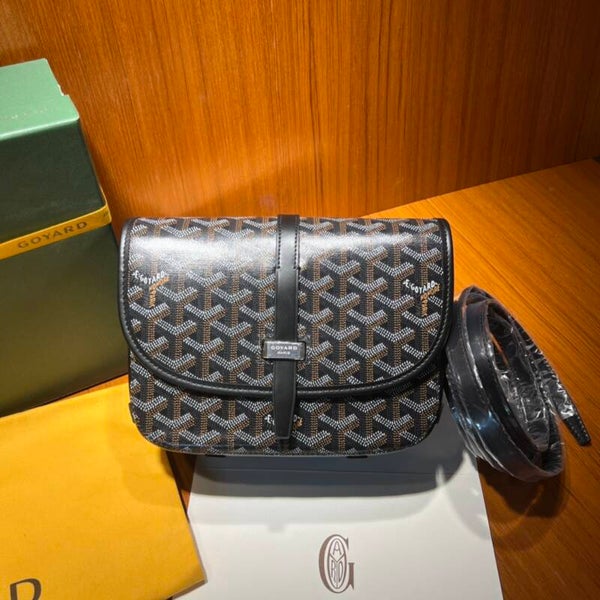 GOYARD BELVEDERE SIZE: 22*15*6.5 CM