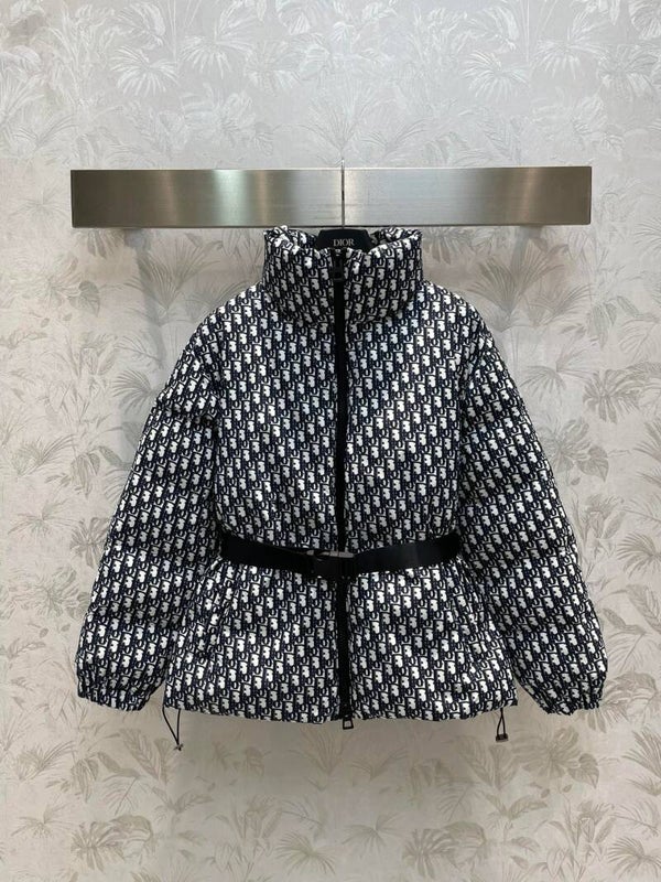 D's 23 autumn and winter new stand-up collar short down jacket