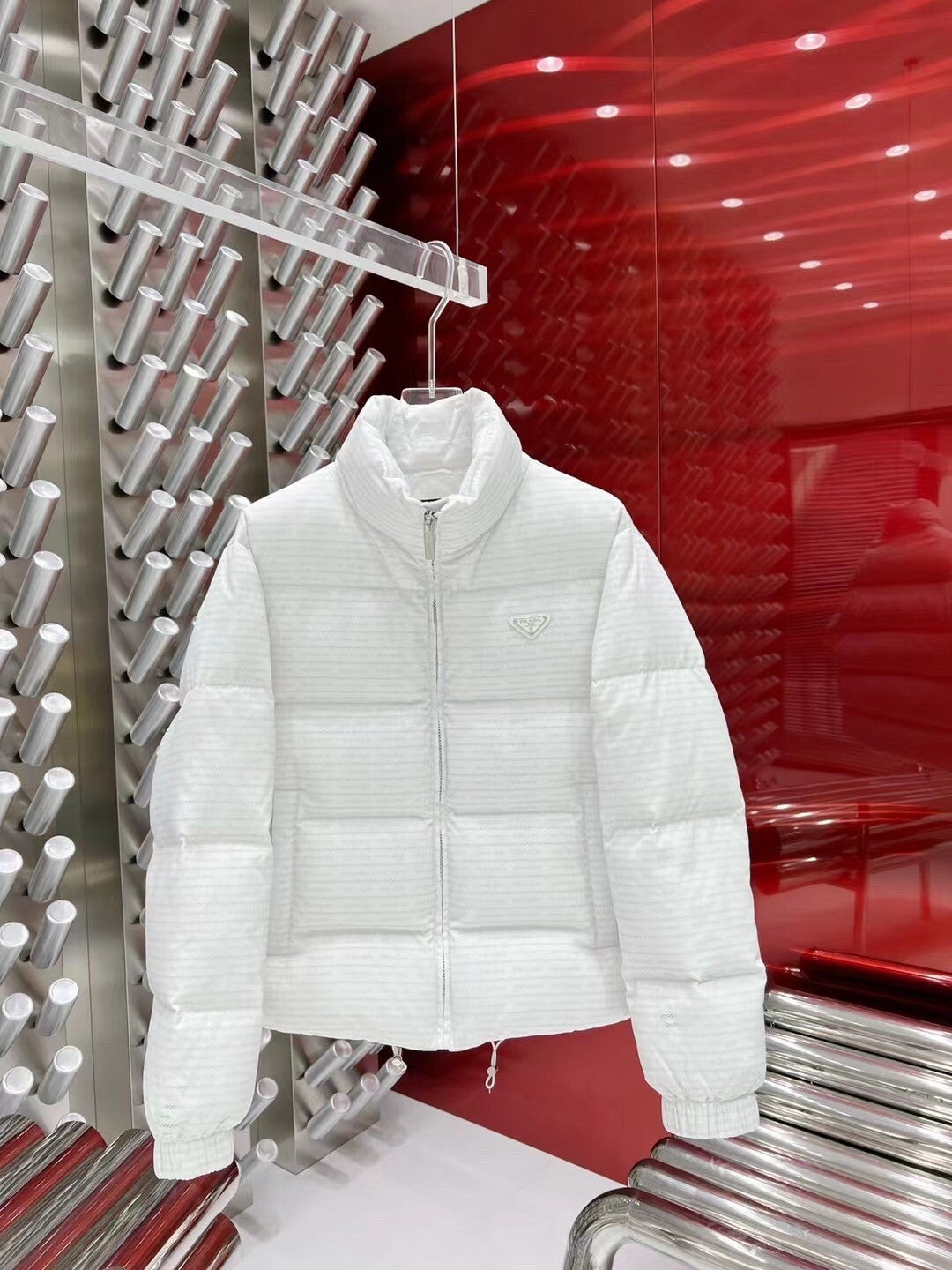 P//ada 2023 Autumn and Winter New Style Down Jacket