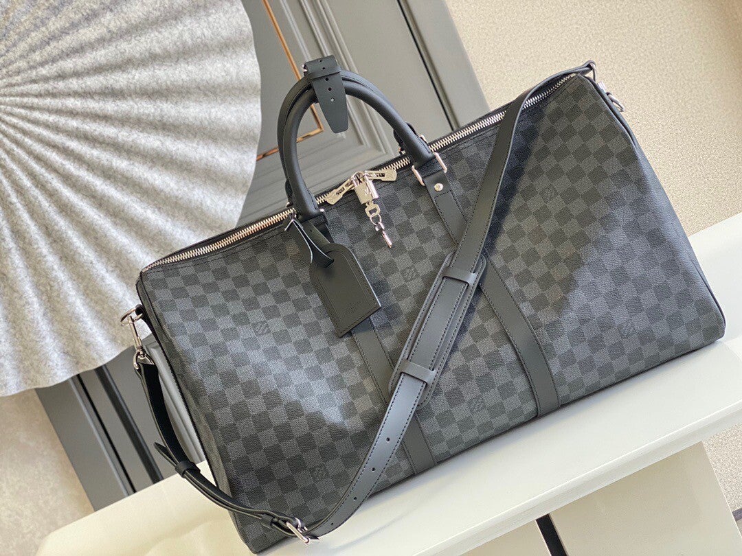 23SS LV KEEPALL BANDOULIERE TRAVEL BAG  SIZE-50*29*23CM 234027080