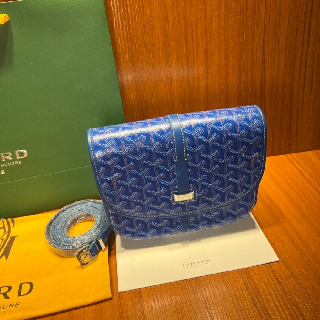 GOYARD BELVEDERE SIZE: 22*15*6.5 CM