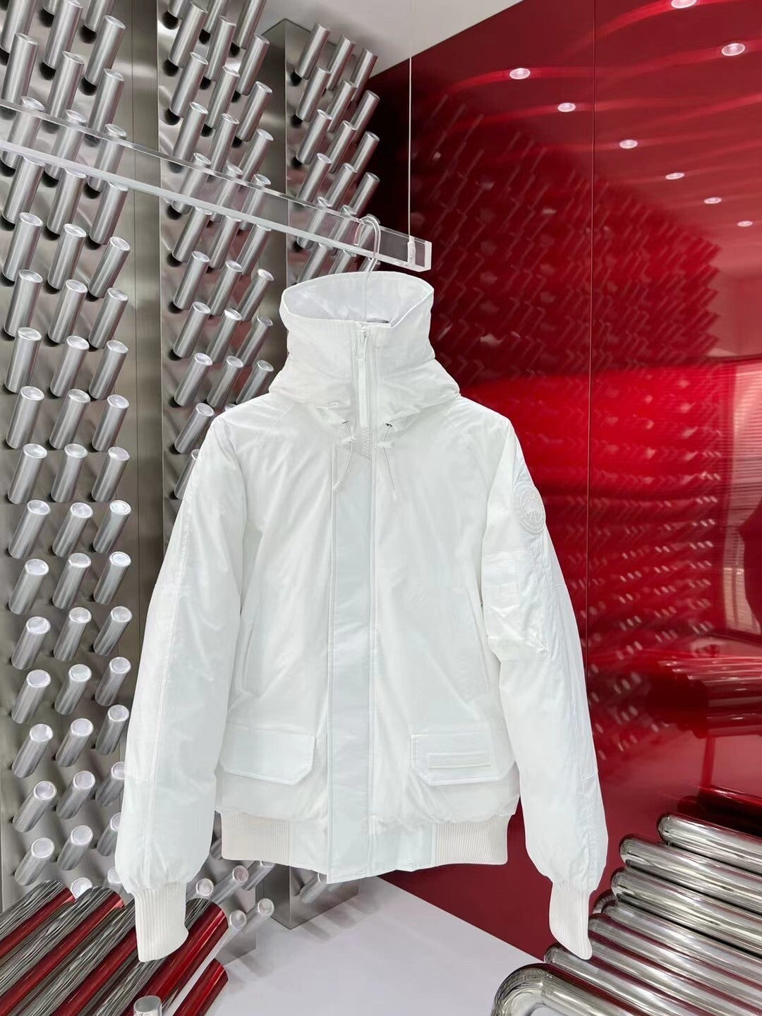 C//nada GOOSE NBA x Rhude co-branded down jacket