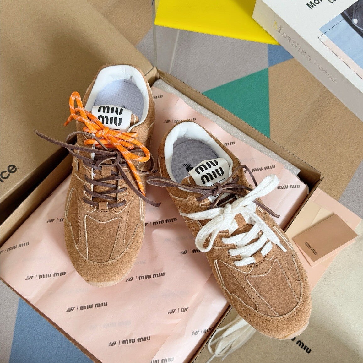 MiuMiu x New Balance NB530 Casual Sneakers